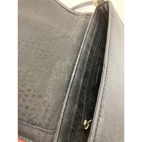 KATE SPADE, SMALL BLACK SAFFIANO LEATHER CROSSBODY BAG (ASIS) - Picture 13 of 16